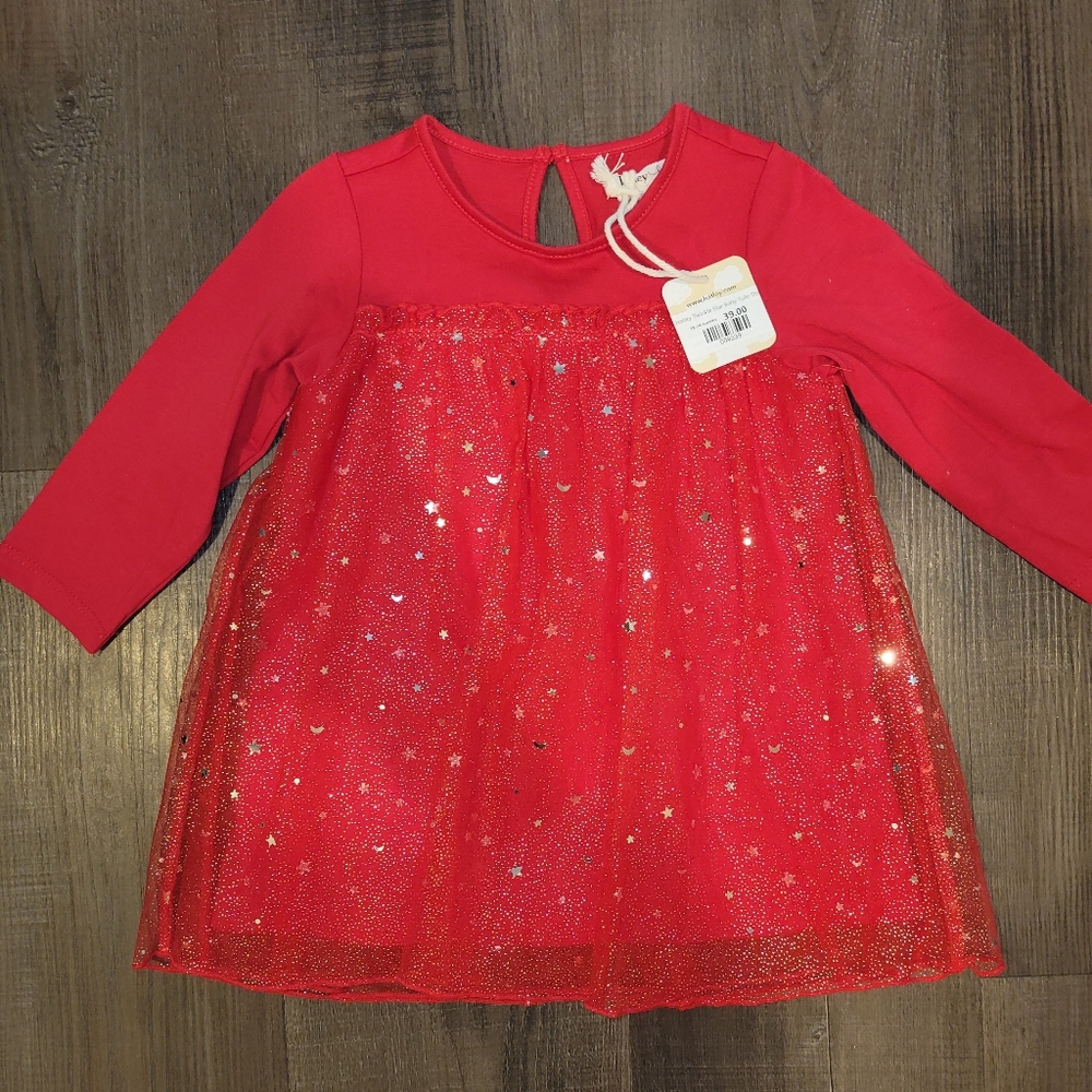 Hatley red dress NWT size 2T holiday dress